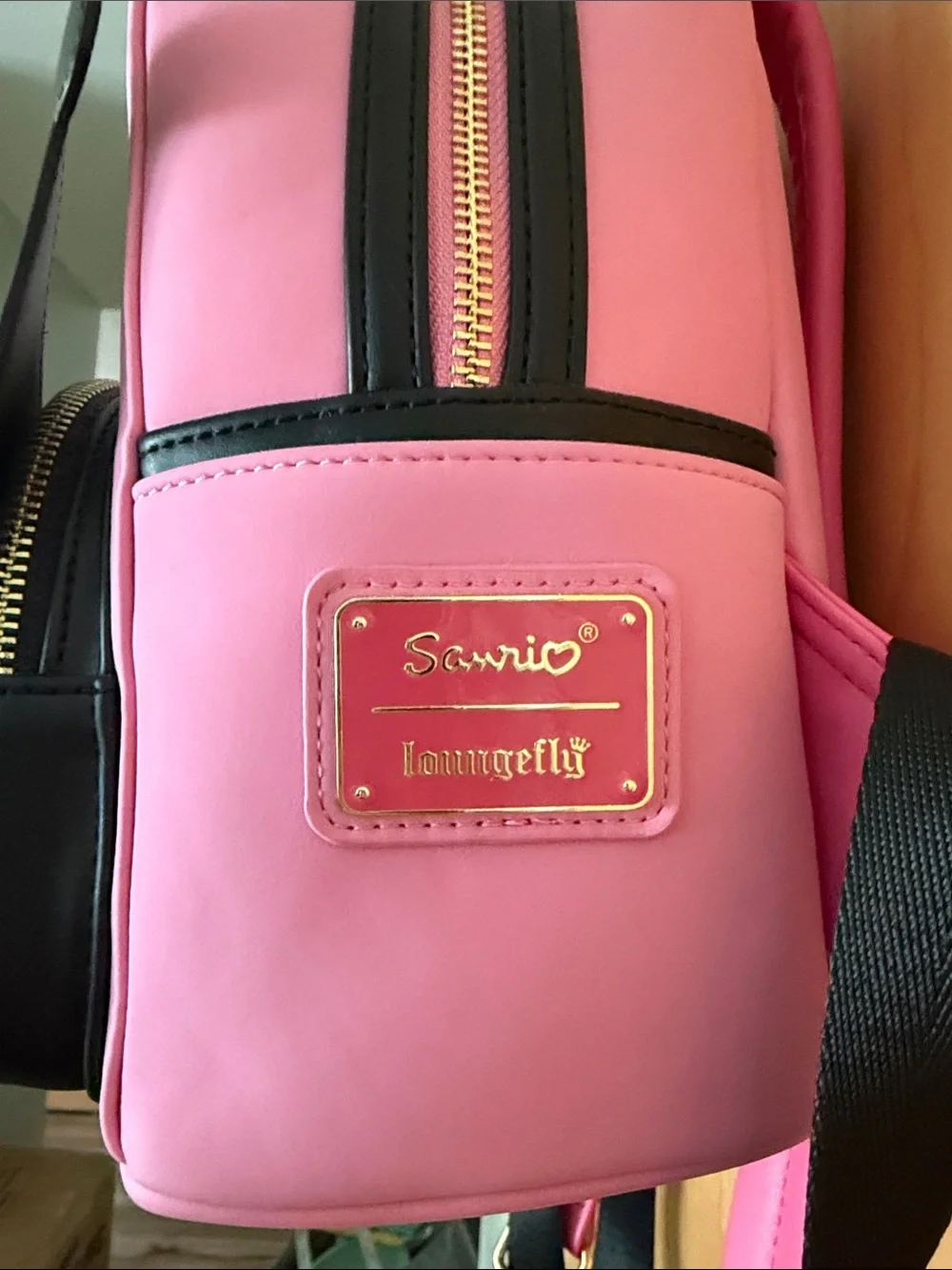 Sanrio loungefly Backpack - Pink Kuromi & My Melody Design